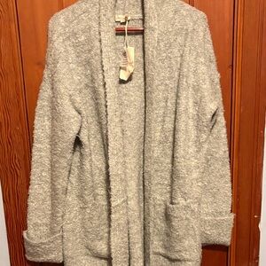 Hem & Thread Soft Gray Cardigan